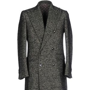 Italian Label " Double Eight" Wool Overcoat